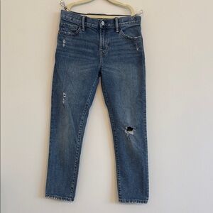 GAP Boy’s Blue Distressed Slim fit Jeans 10 Husky